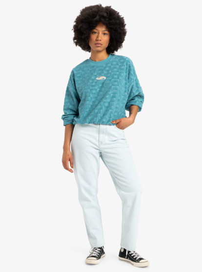 Tropic Day Sponge - Sweater Fleece for Women  EQWFT03183