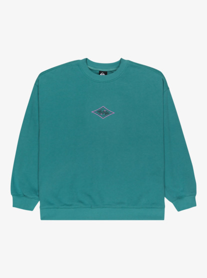 quiksilver, Standard - Cuello redondo para mujer, DEEP SEA (gmw0) Standard - Crew Neck for Women  EQWFT03188