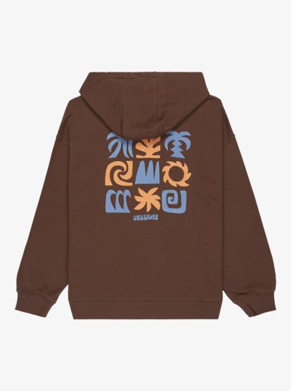 quiksilver, Standard - Hoodie for Women, CHOCOLATE BROWN (csd0) Standard - Hoodie for Women  EQWFT03189
