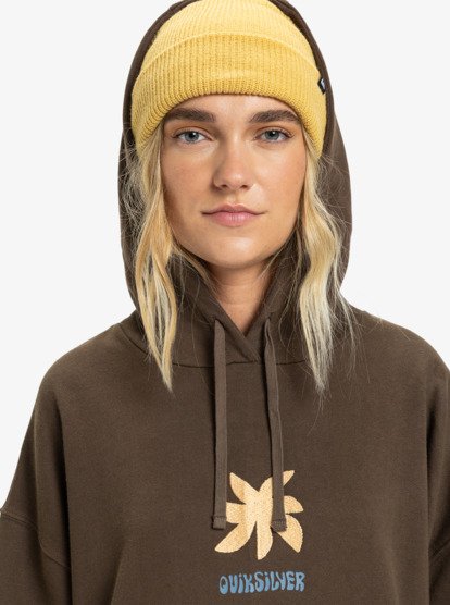 quiksilver, Standard - Hoodie for Women, CHOCOLATE BROWN (csd0) Standard - Hoodie for Women  EQWFT03189