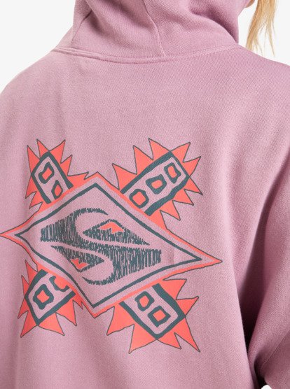 quiksilver, Standard - Sudadera con capucha para mujer, ELDERBERRY (pkm0) Standard - Hoodie for Women  EQWFT03189