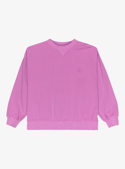 quiksilver, Essential - Cuello redondo para mujer, VIOLET (php0) Essential - Crew Neck for Women  EQWFT03190