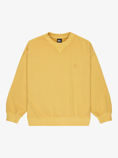 quiksilver, Essential - Crew Neck for Women, RATTAN (yhp0) Essential - Crew Neck for Women  EQWFT03190