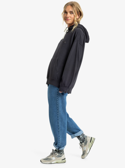 quiksilver, Essential - Hoodie for Women, TARMAC (kta0) Essential - Hoodie for Women  EQWFT03191