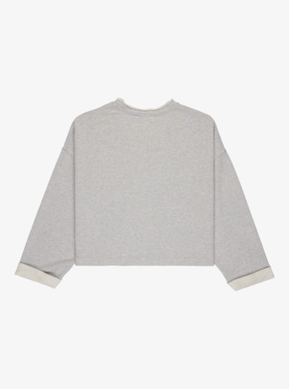 quiksilver, Mempelas - Crew Neck for Women, LIGHT GREY HEATHER (sjsh) Mempelas - Crew Neck for Women  EQWFT03193