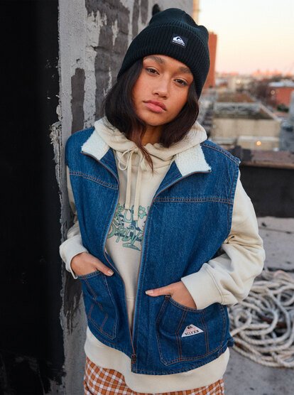 Road By Night Lined - Denim Jacket for Women  EQWJK03081