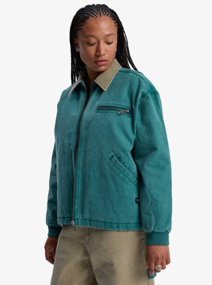 quiksilver, Sand - Workwear Jacket for Women, BOTANICAL GARDEN (gze0) Sand - Workwear Jacket for Women  EQWJK03082