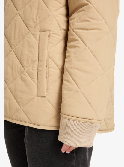 quiksilver, Shining Quilted - Chaqueta acolchada en quilt para mujer, CORNSTALK (ckk0) Shining Quilted - Quilted Jacket for Women  EQWJK03084