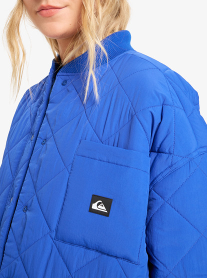 quiksilver, Shining Quilted - Quilted Jacket for Women, SURF THE WEB (prm0) Shining Quilted - Quilted Jacket for Women  EQWJK03084