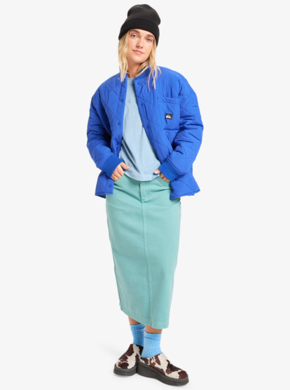 quiksilver, Shining Quilted - Quilted Jacket for Women, SURF THE WEB (prm0) Shining Quilted - Quilted Jacket for Women  EQWJK03084