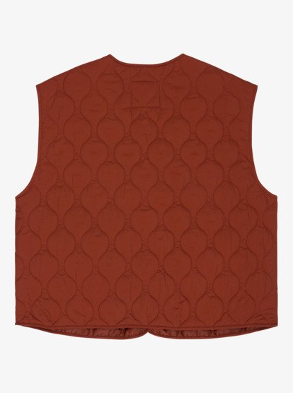 quiksilver, Kalong - Chaleco acolchado para mujer, HENNA (cqn0) Kalong - Puff Vest for Women  EQWJK03085