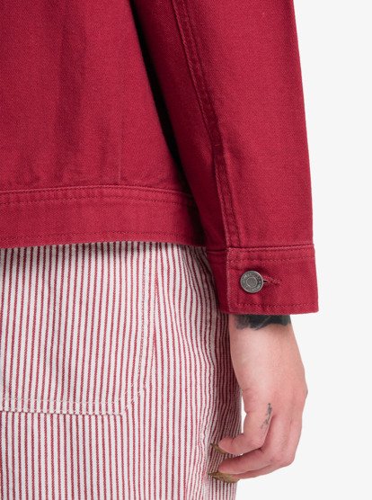 Santa Crop - Canvas Jacket for Women  EQWJK03087