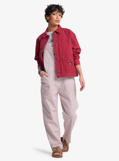 Santa Crop - Canvas Jacket for Women  EQWJK03087