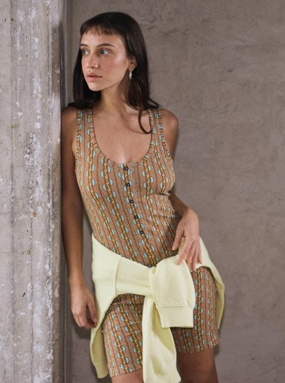 Coolmore - Bike Suit Playsuit for Women  EQWKD03042