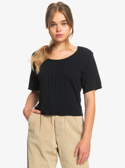 Wild Westland - Organic Short Sleeve Top for Women  EQWKT03089