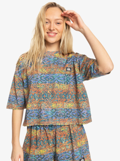 Wave Vibes - Short Sleeve T-Shirt for Women  EQWKT03138