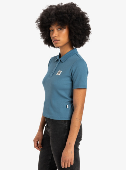 Nightcall Polo - Short Sleeves Polo T-Shirt for Women  EQWKT03194