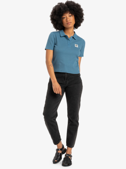 Nightcall Polo - Short Sleeves Polo T-Shirt for Women  EQWKT03194