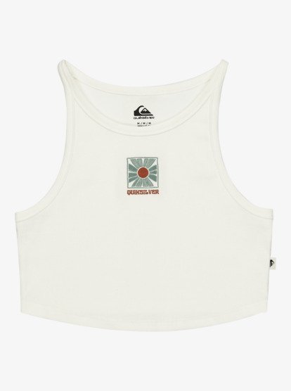 quiksilver, Penida - Sleeveless T-Shirt for Women, SNOW WHITE (wbk0) Penida - Sleeveless T-Shirt for Women  EQWKT03195
