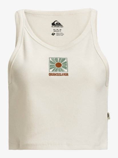 quiksilver, Penida - Sleeveless T-Shirt for Women, SNOW WHITE (wbk0) Penida - Sleeveless T-Shirt for Women  EQWKT03195