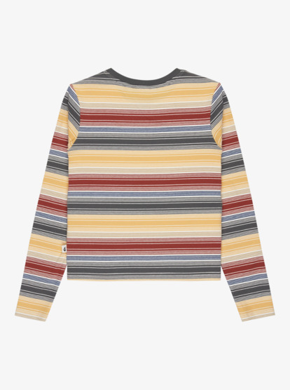 quiksilver, Sunday - Camiseta de manga larga para mujer, RATTAN SUNDAY LS (yhp3) Sunday - Long Sleeve T-Shirt for Women  EQWKT03198