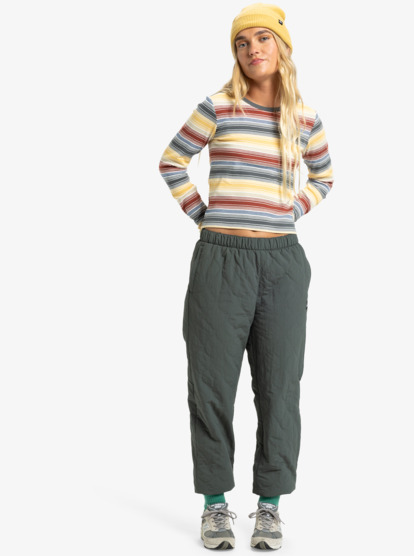quiksilver, Adventure Quilted - Pantalón en quilt para mujer, URBAN CHIC (krn0) Adventure Quilted - Quilted Trousers for Women  EQWNP03064