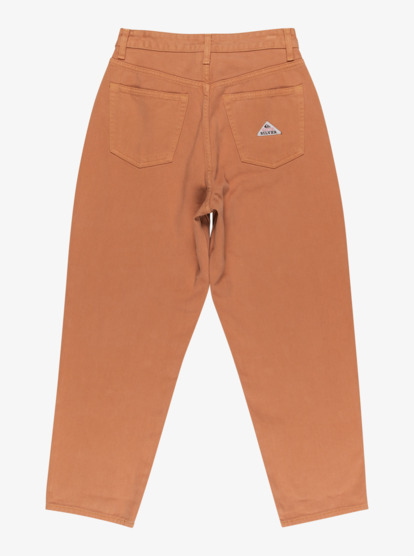 quiksilver, Baggy Carrot Color - Trousers for Women, ALMOND (cmd0) Baggy Carrot Color - Trousers for Women  EQWNP03065