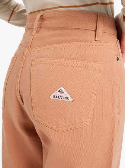 quiksilver, Baggy Carrot Color - Trousers for Women, ALMOND (cmd0) Baggy Carrot Color - Trousers for Women  EQWNP03065