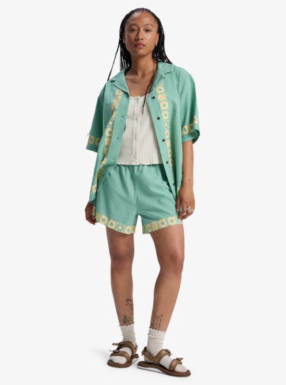 quiksilver, Bahamas - Short voor Dames, MALACHITE GREEN (gjr0) Bahamas - Shorts for Women  EQWNS03090