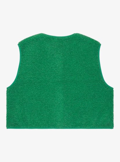 Cropped - Sleeveless Sherpa Vest for Women  EQWPF03002
