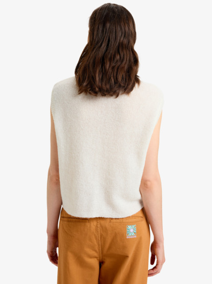 Islay - Crew Neck Knitted Vest for Women  EQWSW03025