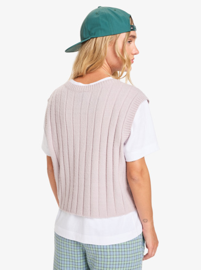 Parit Tank - Crew Neck Knitted Vest for Women  EQWSW03027