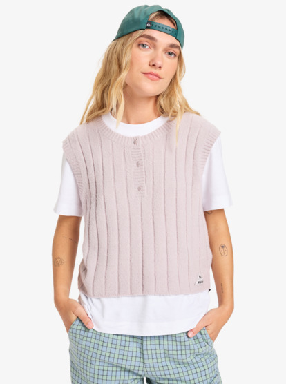 Parit Tank - Crew Neck Knitted Vest for Women  EQWSW03027