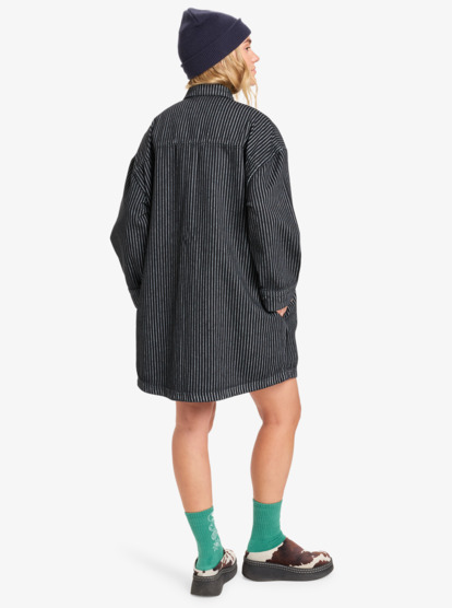 Iced Age Woven - Long Sleeve Mini Dress for Women  EQWWD03120