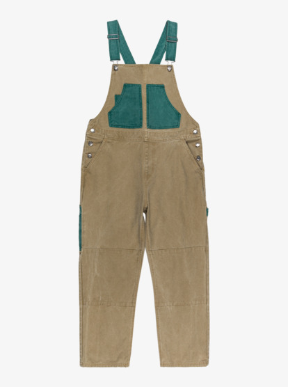 quiksilver, Sand - Relaxed Dungarees for Women, ELMWOOD (tmp0) Sand - Relaxed Dungarees for Women  EQWWD03121
