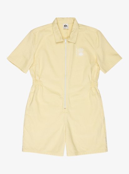 Craig - Twill Collared Playsuit for Women  EQWWD03126