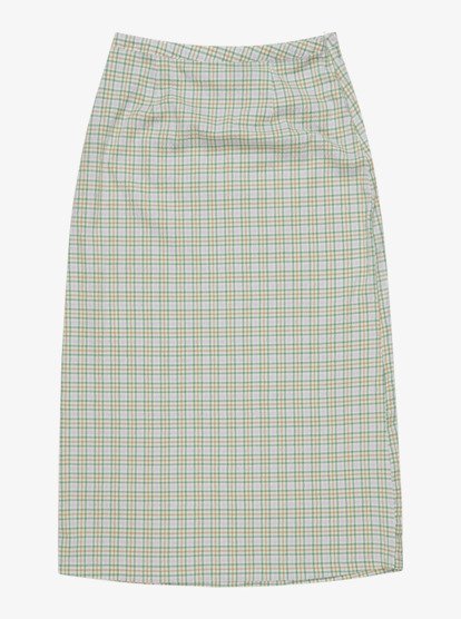 quiksilver, Calla - Lange rok voor Dames, SNOW WHITE CHEKKER CALLA (wbk1) Calla - Long Skirt for Women  EQWWK03026