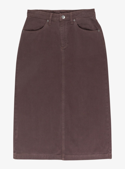 quiksilver, Mason - Lange rok voor Dames, CHOCOLATE BROWN (csd0) Mason - Long Skirt for Women  EQWWK03027