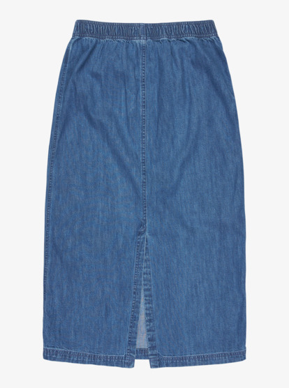 quiksilver, Yukon - Maxirok voor Dames, MEDIUM BLUE (bygw) Yukon - Maxi Skirt for Women  EQWWK03028