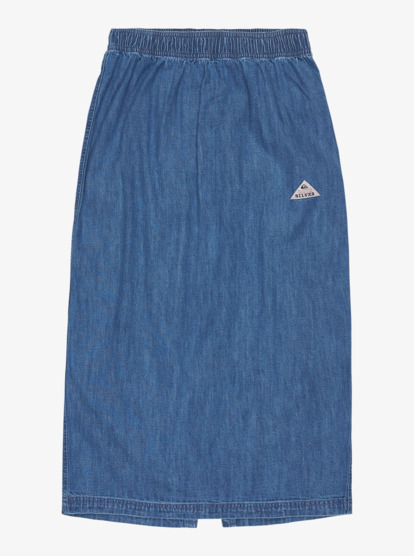 quiksilver, Yukon - Maxirok voor Dames, MEDIUM BLUE (bygw) Yukon - Maxi Skirt for Women  EQWWK03028