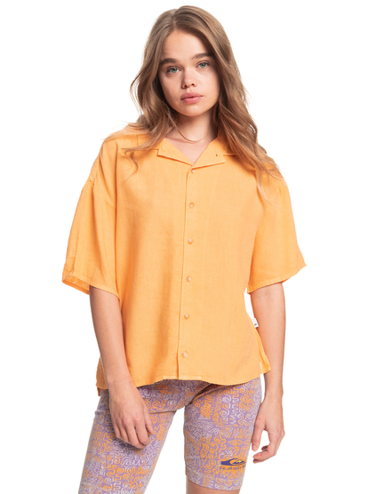 Surf Camp - Boxy Camp Shirt for Women  EQWWT03052