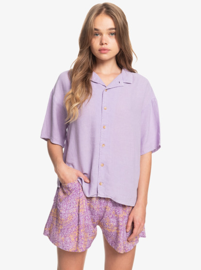 Surf Camp - Boxy Camp Shirt for Women  EQWWT03052