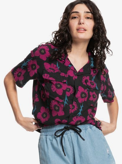 Quiksilver Womens Destination Trip - Short Sleeve Shirt for Women  EQWWT03072