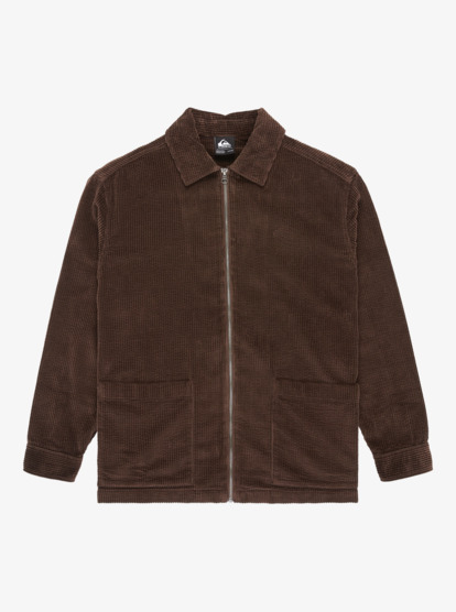 quiksilver, Payarawa - Long Sleeve Zip Overshirt for Women, CHOCOLATE BROWN (csd0) Payarawa - Long Sleeve Zip Overshirt for Women  EQWWT03148