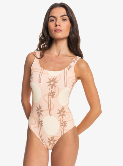 Classic Rib AOP Tank - One Piece Swimsuit for Women  EQWX103035
