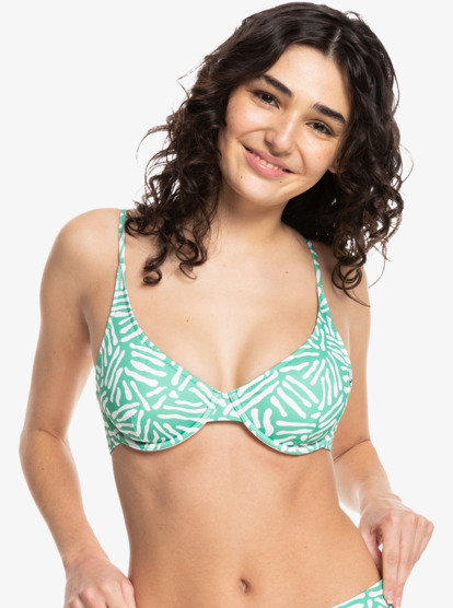 Quiksilver Womens Classic - Recycled Underwired Bikini Top for Women  EQWX303026