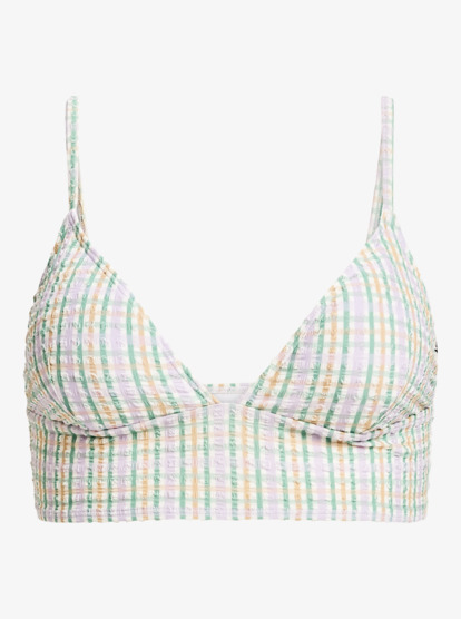 quiksilver, Lima Check - Bandeau Bikini Top for Women, SNOW WHITE CHEKKER MELLY (wbk6) Lima Check - Bandeau Bikini Top for Women  EQWX303142