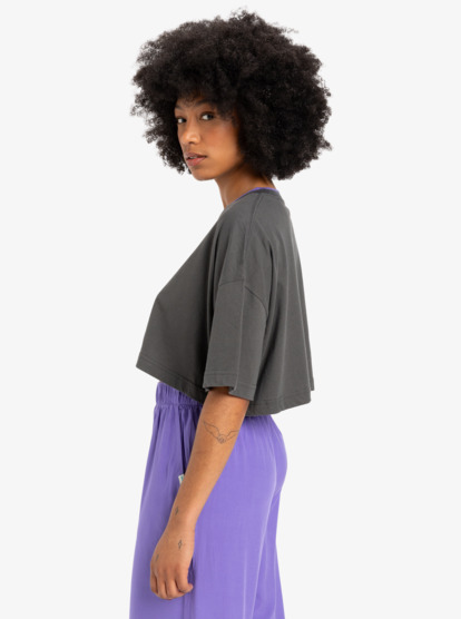 Maxi - Cropped T-Shirt for Women  EQWZT03183