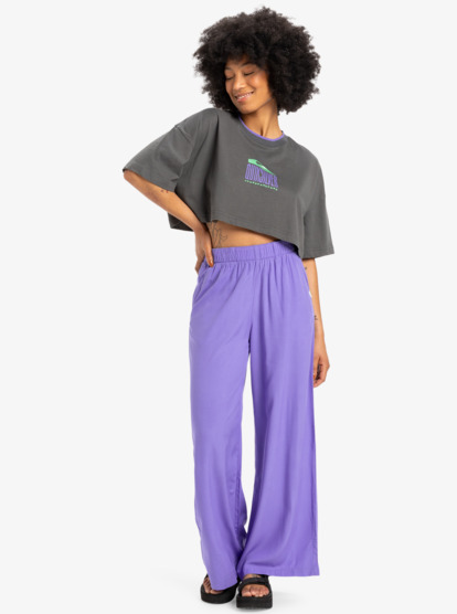 Maxi - Cropped T-Shirt for Women  EQWZT03183