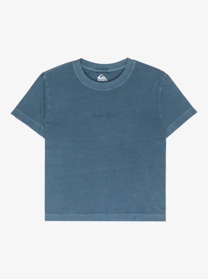quiksilver, Essential - Short Sleeve T-Shirt for Women, CHINA BLUE (bnd0) Essential - Short Sleeve T-Shirt for Women  EQWZT03196